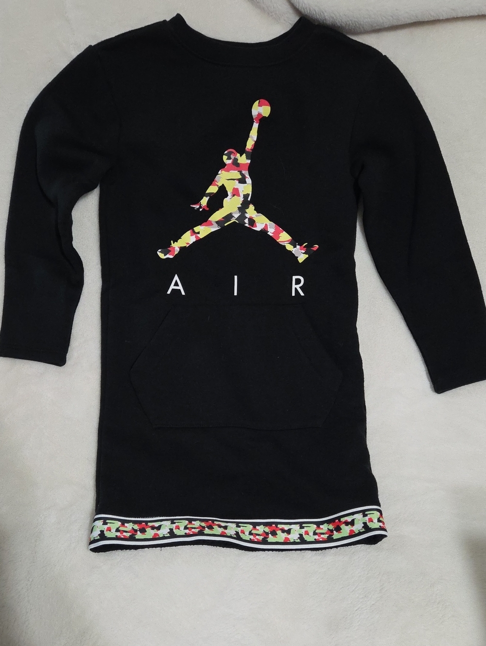 Nike Black Dress with Multicolor Camo Jumpman